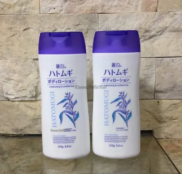 Sữa dưỡng thể Hatomugi ban đêm có bảng thành phần lành tính