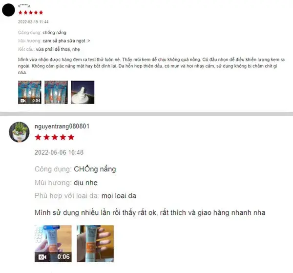 Review kem chống nắng Biore UV Aqua Rich Watery Mousse Water Base SPF50+