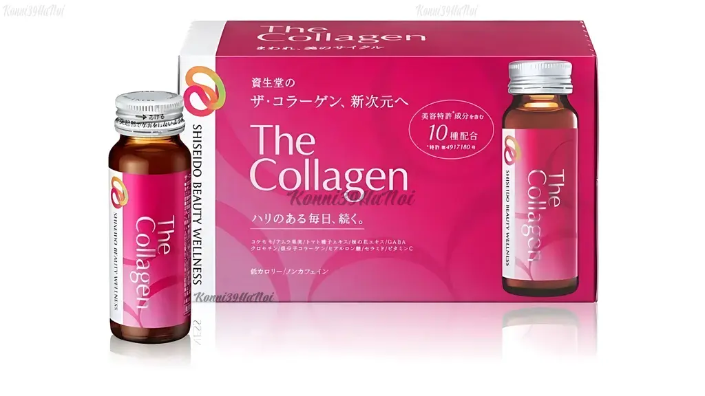 SHISEIDO – The Collagen NEW được làm từ peptide collagen, vitamin C, hyaluronic acid, ceramide…