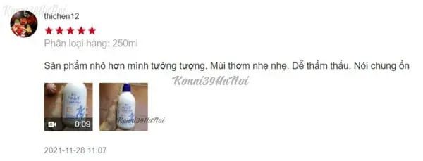 review dưỡng thể Hatomugi ban ngày