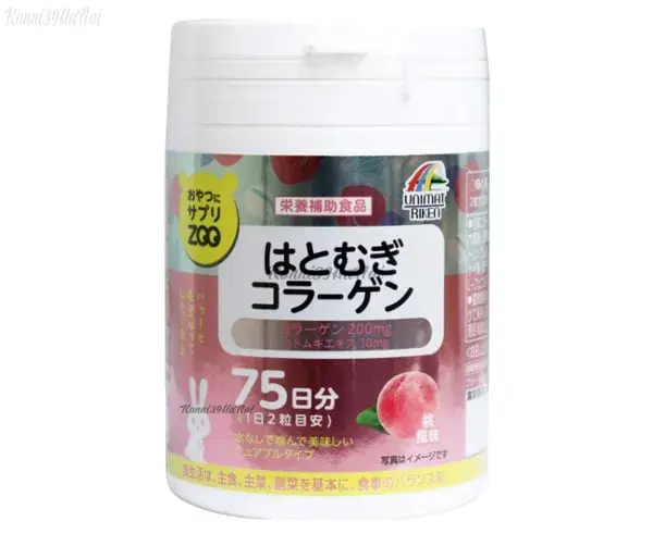 Viên nhai vị đào bổ sung Collagen Placenta