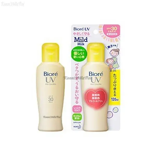 Kem chống nắng cho trẻ em Biore Mild Care Milk