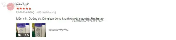 Đánh giá của người dùng khi mua sữa dưỡng Hatomugi ban đêm trên Shopee