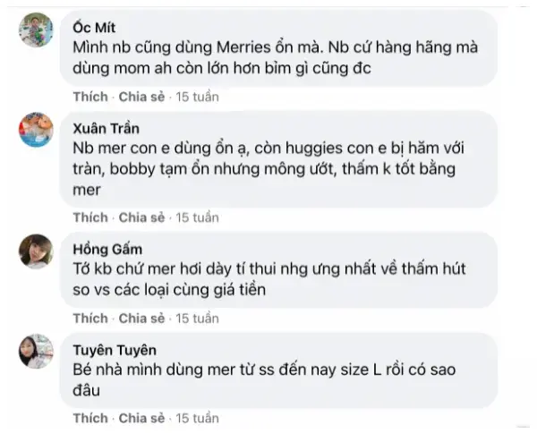 Nhiều mẹ tin dùng bỉm Merries cho con