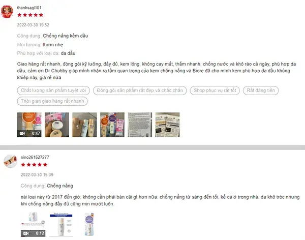 Review kem chống nắng Biore UV Face Milk SPF50