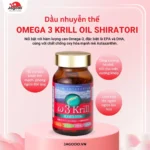 Viên uống dầu nhuyễn thể Omega 3 Krill Shiratori - 80 Viên - Ảnh 7