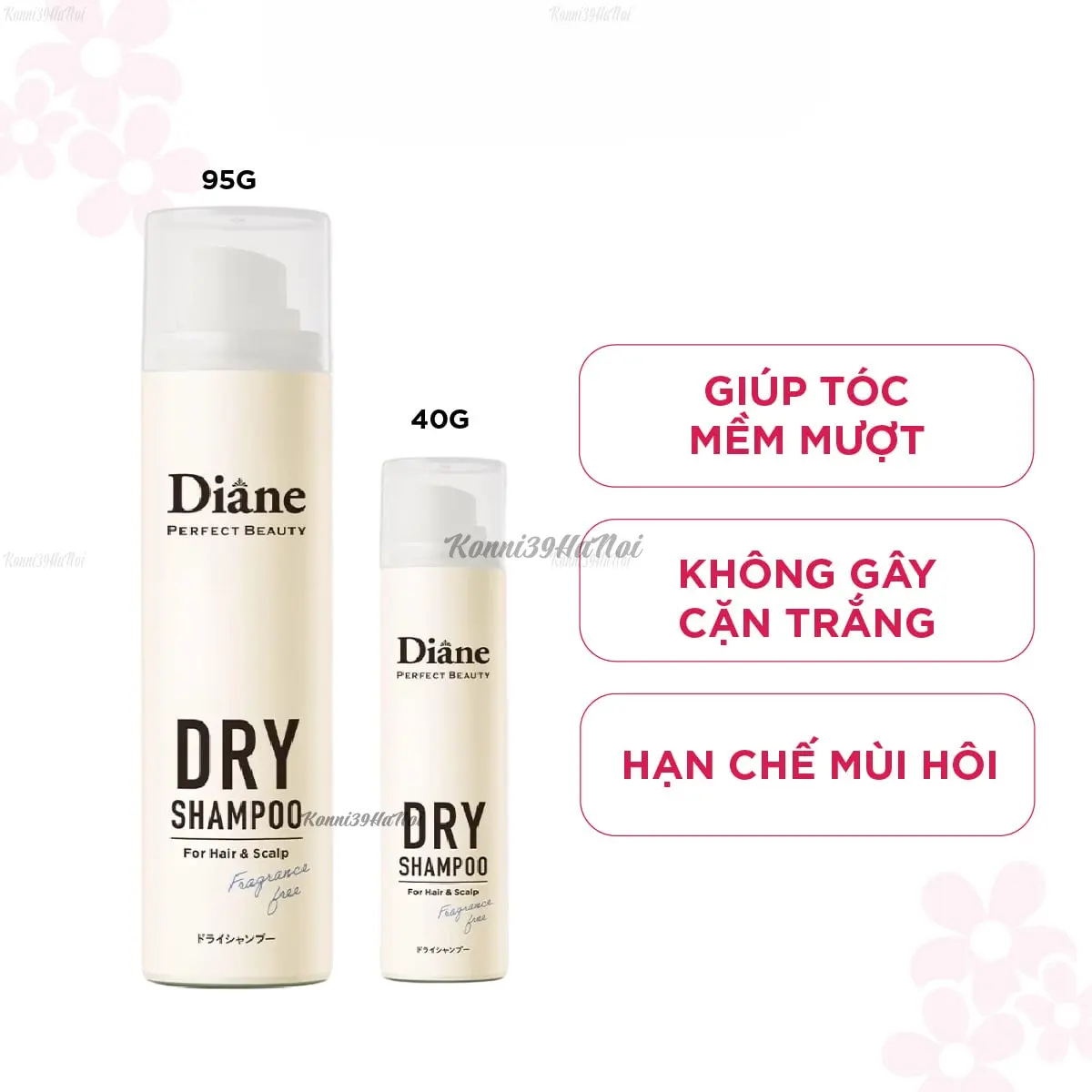 4580632117612-00 Diane Dầu Gội Khô Perfect Beauty Dry Shampoo – Fragrance Free - Ảnh 1