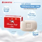 Xà bông Beauty Soap Cow 100g chiết xuất thiên nhiên Hàng Nhật nội địa - Ảnh 4