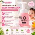 Sữa tắm cho bé Shabondama Baby Foam Soap 450ml