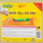 Nước lau sàn, tẩy rửa nhà tắm Wai can 4L - Ảnh 3