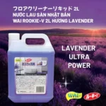 Nước lau sàn tẩy nhà tắm WAI Rookie V hương lavender 2L