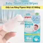 Khăn lau răng Pigeon màu hồng mềm mại an toàn Hàng Nhật nội địa - Ảnh 5