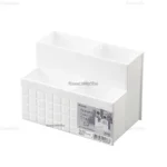 Khay đựng bút, điều khiển 4 ngăn Inomata (màu ghi) - Ảnh 5