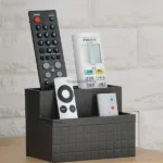 Khay đựng bút, điều khiển 4 ngăn Inomata (màu ghi) - Ảnh 4