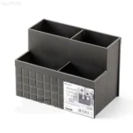 Khay đựng bút, điều khiển 4 ngăn Inomata (màu ghi)