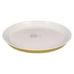 Đĩa nhựa nông lòng màu ghi, size 22.5cm Kokubo - Ảnh 2
