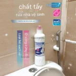Chai tẩy Toilet vệ sinh bồn cầu đậm đặc không mùi siêu sạch Mitsuei 500ml | 1000ml - Ảnh 7