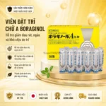 Viên đặt trĩ chữ A Boraginol hộp 10 viên - Chất lượng Nhật Bản