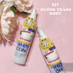 White ConC Xịt dưỡng trắng da toàn thân Body Lotion CII 245ml - Ảnh 5