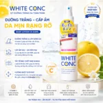 White ConC Xịt dưỡng trắng da toàn thân Body Lotion CII 245ml