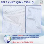 Set 5 Quần lót tiện lợi dùng một lần TANOBABY - Ảnh 4