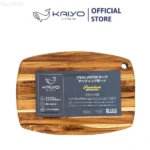 Thớt thái gỗ teak vân ngang hình oval size S - Chất lượng Nhật Bản - Ảnh 5