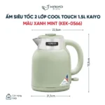 ẤM ĐUN SIÊU TỐC 2 LỚP COOL TOUCH KAIYO 1.5L - Ảnh 10