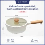 CHẢO NHÔM ĐÚC THÀNH CAO ELEGANT KAIYO