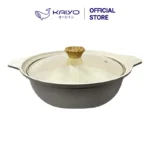 Nồi lẩu nhôm đúc nguyên khối 2 ngăn Kaiyo 26cm