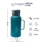 Phích giữ nhiệt 2 lớp inox Kaiyo  dung tích 2,2L