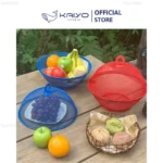 Rổ quả táo Kaiyo có nắp đậy - thép phủ nhựa - Ảnh 5