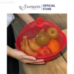 Rổ quả táo Kaiyo có nắp đậy - thép phủ nhựa - Ảnh 3