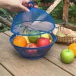 Rổ quả táo Kaiyo có nắp đậy - thép phủ nhựa - Ảnh 2