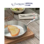Chảo inox 316 liền khối 5-ply Premium Kaiyo 24cm - Ảnh 5