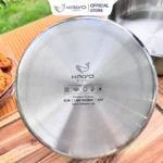 Chảo inox 316 liền khối 5-ply Premium Kaiyo-thành cao, size 24cm|26cm - Ảnh 3