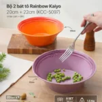 BỘ ĐỒ ĂN GỐM SỨ RAINBOW KAIYO – CHẤT LƯỢNG CAO, ĐẸP MẮT & AN TOÀN