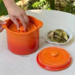 Hũ gốm sứ muối dưa cà Rainbow Kaiyo, 1,5L màu xanh - Ảnh 5