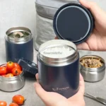 Bộ hộp cơm giữ nhiệt 5 món Kaiyo dung tích 1200ml (4 hộp + 1 túi) - Ảnh 12