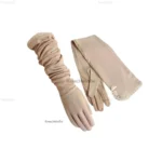 Găng tay chống nắng UV tay dài nhiều màu - Ảnh 6