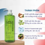 Sữa tắm chiết xuất từ Argan và dầu Oliu Deve 800ml - Ảnh 3