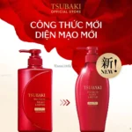 Dầu xả Tsubaki Premium giúp tóc bóng mượt, phục hồi hư tổn 450ml màu đỏ - Ảnh 5