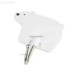 Set 2 móc dán hình gấu màu trắng chất lượng cao Hàng Nhật nội địa - Ảnh 2