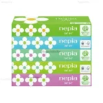 Set 5 hộp khăn giấy hiệu Nepia Nepi, 150 tờ đôi