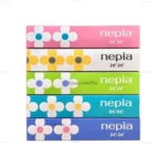 Set 5 hộp khăn giấy hiệu Nepia Nepi, 150 tờ đôi - Ảnh 2