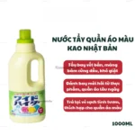 Chai tẩy quần áo màu KAO 1000ml hiệu quả cao Hàng Nhật nội địa - Ảnh 4