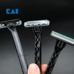 Set 3 dao cạo râu 2 lưỡi kép KAI Nhật Bản - Ảnh 2