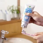 Kem đánh răng hương bạc hà Shabondama Natural Care Toothpaste 140g, T60 - Ảnh 3