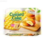 Bánh Custard Lotte mềm mịn vị vani 120g Hàng Nhật nội địa