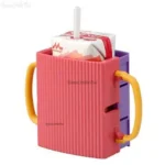 Hộp đựng sữa hộp giấy Inomata - hồng - Ảnh 3