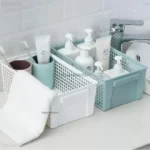 Giỏ đựng đồ đa năng dáng dài màu trắng - Ảnh 2